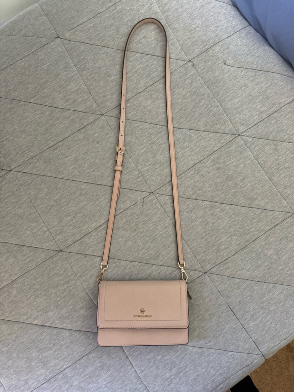 Michael Kors Blush Pink Leather Crossbody